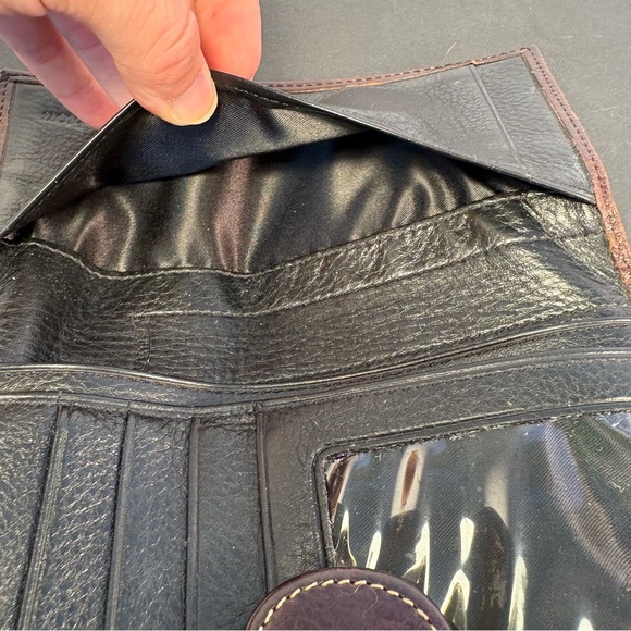 Brighton Plaid & Leather Wallet - Picture 10 of 13